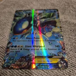 Pokemon Primal Clash Kyogre EX Holo Rare Card 54/160 - Image 3