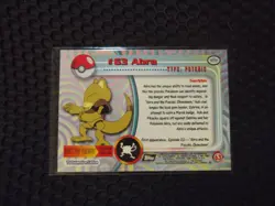 Abra #63 Topps Black Label Non Foil Pokemon Card NM/LP - Image 2