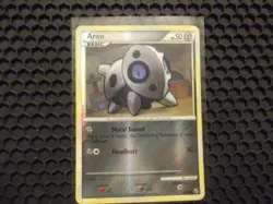2010 Pokemon Card Undaunted Aron Reverse Holo Rare 40/90 NM - Image 1