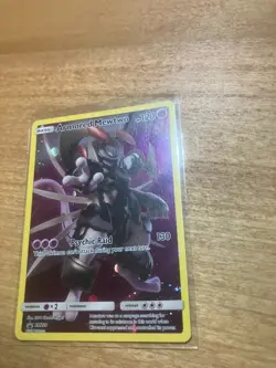 Armored Mewtwo Full Art Holo SM228 Black Star Promo Near Mint Pokemon Card TCG - Image 1