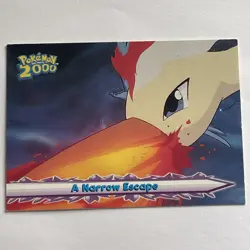 A Narrow Escape 53 Pokemon The Movie 2000 Topps Pokemon Card NM - Image 1