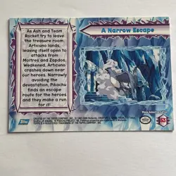 A Narrow Escape 53 Pokemon The Movie 2000 Topps Pokemon Card NM - Image 4