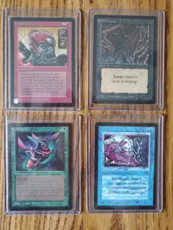MAGIC THE GATHERING Lot of Four (4) BETA Cards Very Nice Condition READ - Image 1
