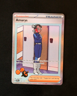 Pokemon Card Amarys 170/131 Prismatic Evolutions Special Illustration Rare - NM⭐ - Image 1