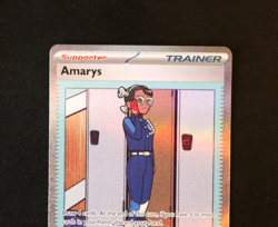 Pokemon Card Amarys 170/131 Prismatic Evolutions Special Illustration Rare - NM⭐ - Image 2