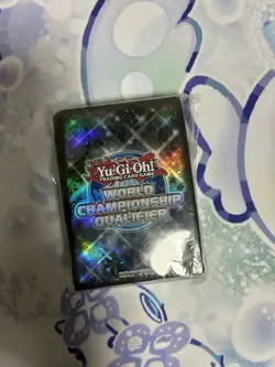 YuGiOh - Black Card Sleeves - World Championship Qualifier - 2022 - Sealed - Image 1