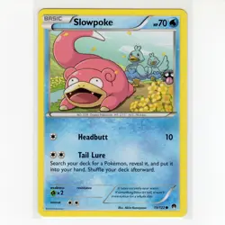 Pokemon TCG Slowpoke 19/122 XY BREAKpoint Regular Common Card EN-LP 2016 - Image 1