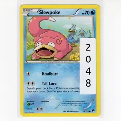 Pokemon TCG Slowpoke 19/122 XY BREAKpoint Regular Common Card EN-LP 2016 - Image 3