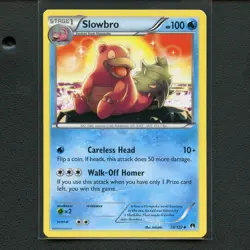 Pokemon TCG Slowbro 20/122 BREAKpoint Regular Uncommon Card EN-LP 2016 - Image 1
