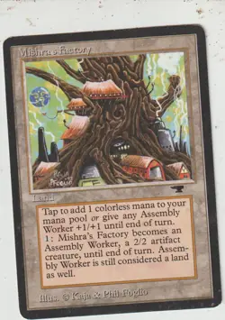 x1 carte Mishra's Factory (V.2) Antiquities MAGIC MTG ENGLISH 1993 EX-NM VINTAGE - Image 1