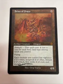 MTG Modern Horizons 2 Scion of Draco Retro Frame Foil Etched #431 Mythic - Image 1