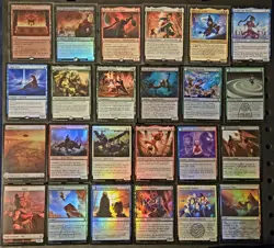 MTG AVATAR LAST AIRBENDER LOT OF 9 RARES AND 15 FOILS - Image 1