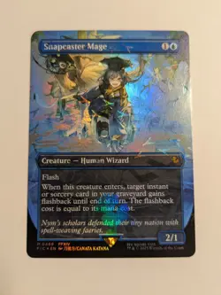Snapcaster Mage Borderless Chocobo Track Foil Commander Final Fantasy 469 MtG - Image 1