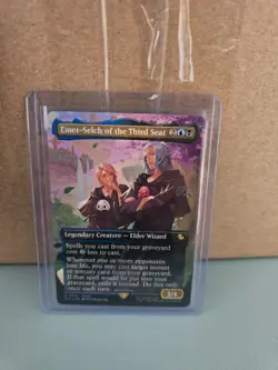 Emet-Selch of the Third Seat (Borderless) (Chocobo Track Foil) Commander: Final - Image 1