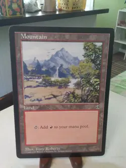 MTG Oversized Promo Mountain Arena League Jumbo Basic Land Magic the Gathering - Image 1