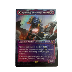 MTG: Goldbug, Humanity's Ally(Shattered Glass)Universes Beyond:Transformers Foil - Image 1