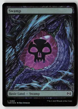 Swamp (0289) Tarkir: Dragonstorm (289) Foil - MTG - Image 1