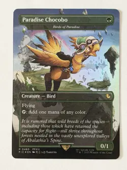 Paradise Chocobo - Birds of Paradise (Borderless) Commander: Final Fantasy Foil - Image 1