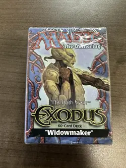 Magic The Gathering MTG SEALED Exodus Theme Deck Widowmaker Vintage wotc1998 - Image 1