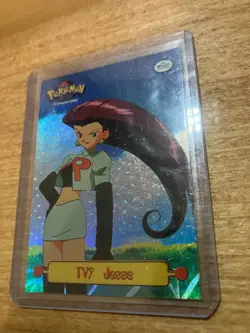 1999 Topps Pokemon Series 1 TV Animation TV9 Jesse Foil Blue Logo NM - Image 1