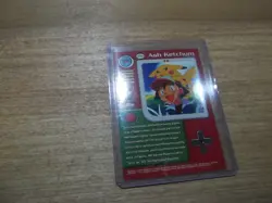 1999 TOPPS BLACK LABEL TV ANIMATION FOIL ASH KETCHUM / PIKACHU TV1 1st Series NM - Image 2