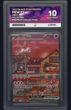 Pokemon TCG Mew EX SVP053 151 Black Star Promo ACE 10 PERFECT SUBGRADES English - Image 3