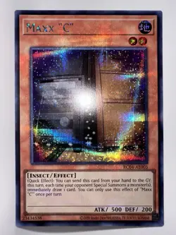 Yu-Gi-Oh Maxx C RC04-AE005 Prismatic Secret Rare Asian English - Image 1