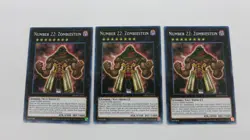 3x NUMBER 22 ZOMBIESTEIN XYZ MONSTER OP20-EN019 COMMON YUGIOH NM / UNPLAYED - Image 1