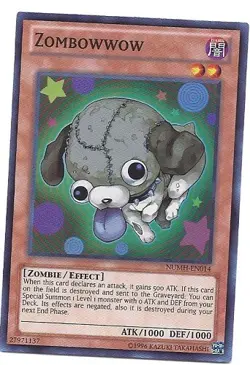 3 x Zombowwow - NUMH-EN014 - Super Rare - Unlimited Near Mint, English - Image 1
