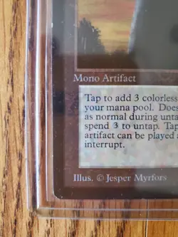 MAGIC THE GATHERING Basalt Monolith BETA Mono Artifact Card Very Nice Condition - Image 3