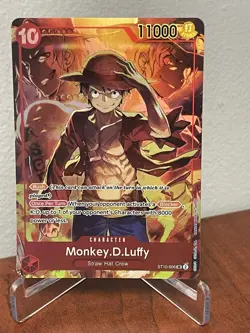 2022-One Piece Card Game: Promos English Monkey D Luffy #ST10-006 MP - Image 1