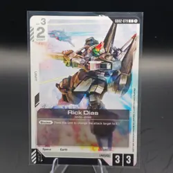 Rick Dias GD02-079 NM Gundam TCG Card Game - Image 1