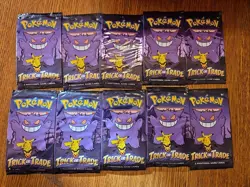 Pokemon 2022 Trick Or Trade Sealed Booster Set Of 10 (30 Cards Total) - Image 1