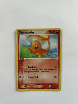 Pokemon Charmander EX TCG Crystal Guardians Reverse Holo Card 48/100 Stamped - Image 1
