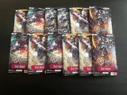 12x Gundam Card Game - GD02 - Dual Impact - Blister Pack - English - Image 1
