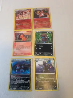 Pokemon Cards Charizard, Charmeleon, Charmander, Deino, Zweilous And Hydreigon - Image 1