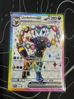 Umbreon And Espeon Ex Prismatic Evolution Promo Cards With Sleeves - Image 5