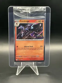 Phantasmal Flames Sealed Staff Prerelease Pokemon Promo Pack (4 Cards) - Image 1
