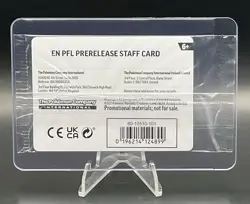 Phantasmal Flames Sealed Staff Prerelease Pokemon Promo Pack (4 Cards) - Image 2