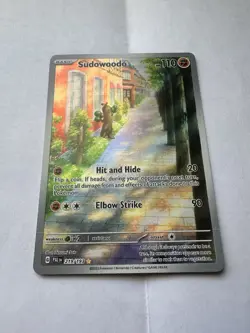 Pokemon TCG Sudowoodo Scarlet & Violet Paldea Evolved Holo Card 219/193 - Image 1