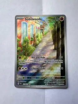 Pokemon TCG Sudowoodo Scarlet & Violet Paldea Evolved Holo Card 219/193 - Image 2