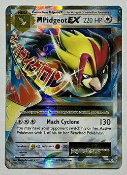M Pidgeot EX 65/108 (NM) Ultra Rare XY Series: Evolutions 2016 Pokemon Card - Image 1