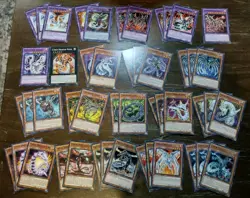 Yugioh Cyber Dragon/Cyber Dark Deck Core Of 107 Cards - Cyber Twin, Cyber End - Image 1