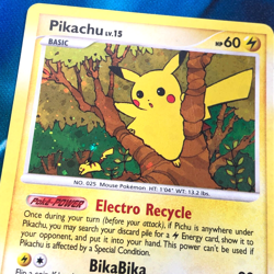 Pikachu - DP16 - Black Star Holo Rare Promo - Pokemon Card - MP - Image 2