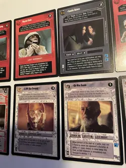 DECIPHER STAR WARS CCG CARDS , A NEW HOPE , RARES.inc DARTH VADER LUKE. LEIA. + - Image 5