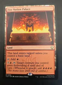 Fire Nation Palace Avatar: The Last Airbender MTG Regular Near Mint - Image 1
