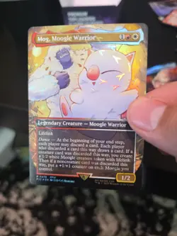 Mog, Moogle Warrior (Borderless) (Chocobo Track Foil) Final Fantasy Magic - 0476 - Image 1