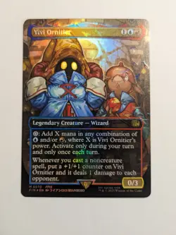 Vivi Ornitier Borderless Chocobo Track Foil Final Fantasy 0570 MtG - Image 1