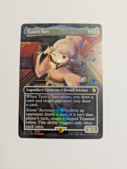 Tataru Taru (Borderless) (Chocobo Track Foil) Commander: Final Fantasy 0466 MtG - Image 1