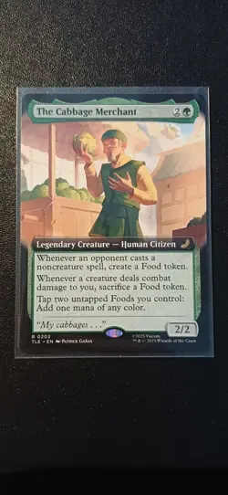The Cabbage Merchant | Extended Art | MTG | TLA | Near Mint | English EN - Image 1